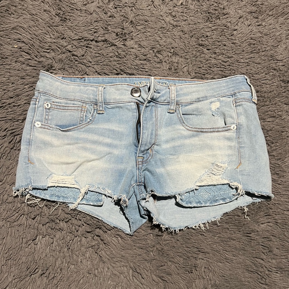 American Eagle Shortie Jean Shorts